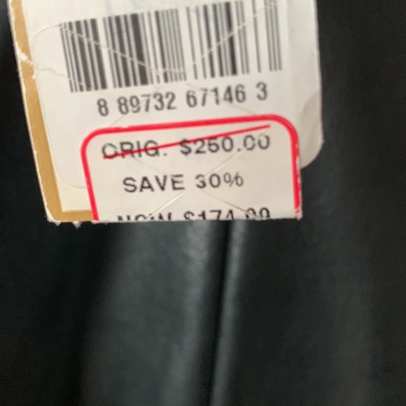 BNWT Premium H&M Vegan Leather Rain Shiny Sexy Trench Coat Black XXS - Picture 9 of 10